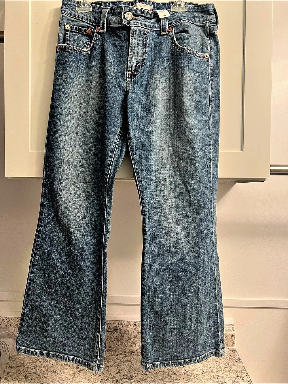 Levi's Low Flare Jeans in Blue Size Medium (14M)